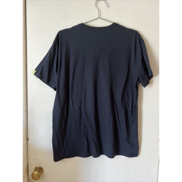 Psycho Bunny Short Sleeve Blue V-Neck Logo T Shirt | Men's XL - Picture 5 of 10